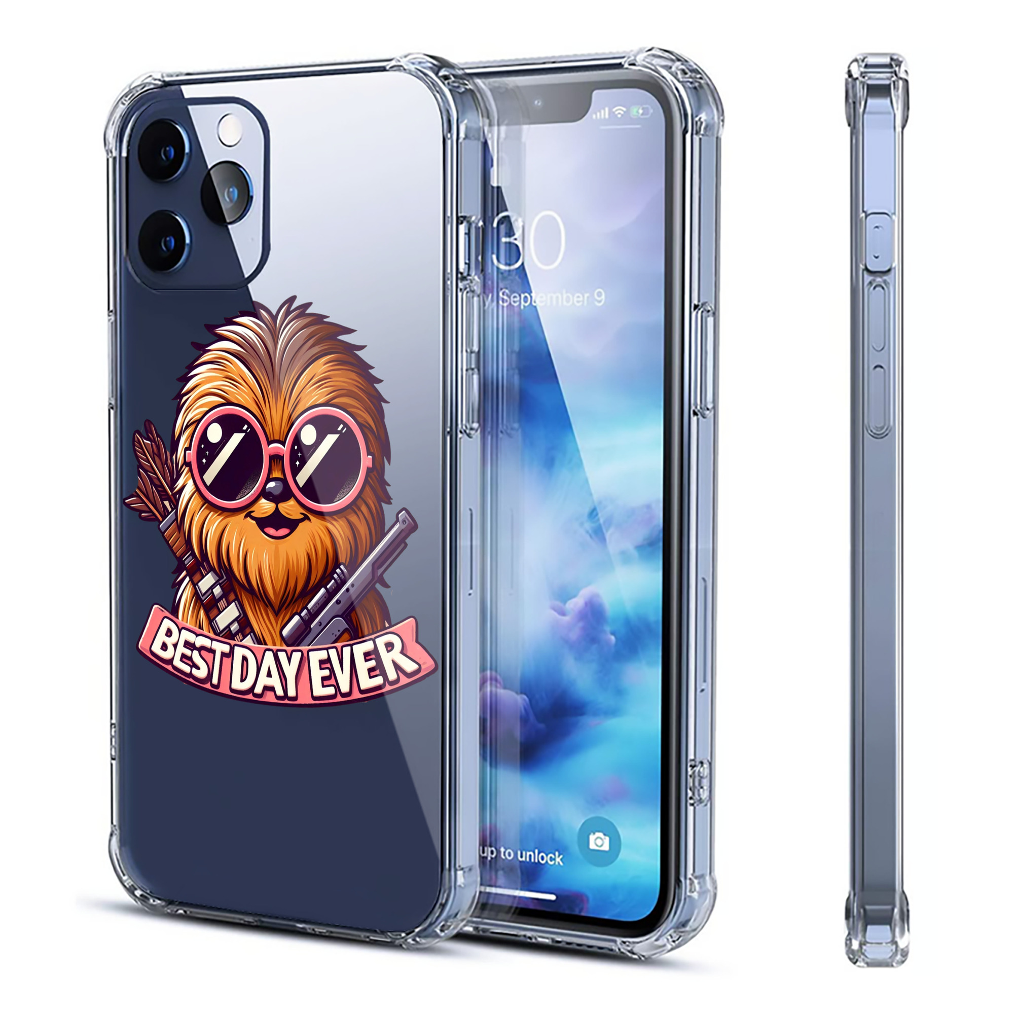 （画像用） スター・ウォーズ Star Wars 【iPhone 12シリーズ対応】透明スマホケース（クリアソフトケース）